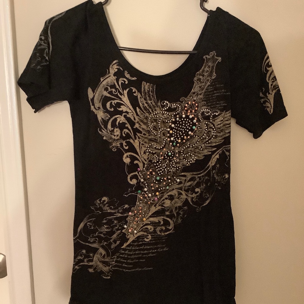 RETRO , Medium , Black & Gold